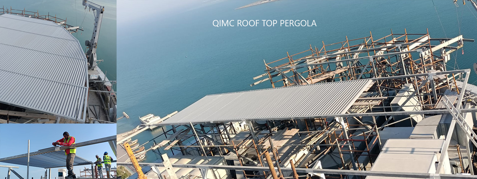 QIMC TOWER ROOF TOP PERGOLA COMPLETED PROJECT