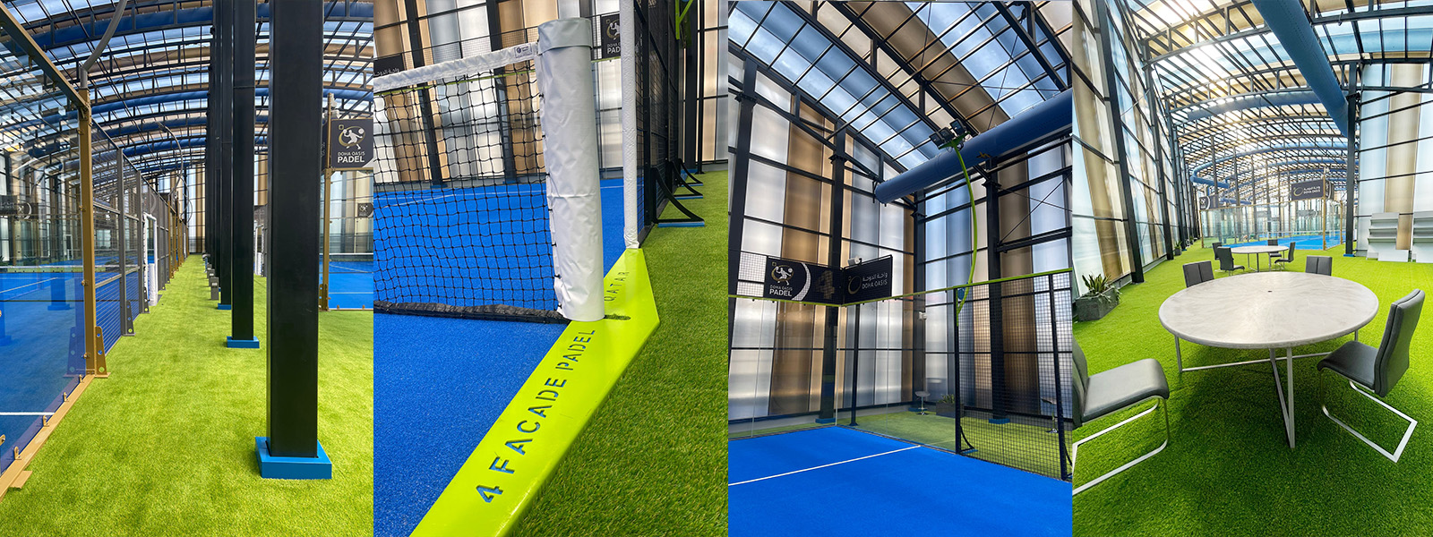 DOHA OASIS PADEL COURT COVERING COMPLETED PROJECT