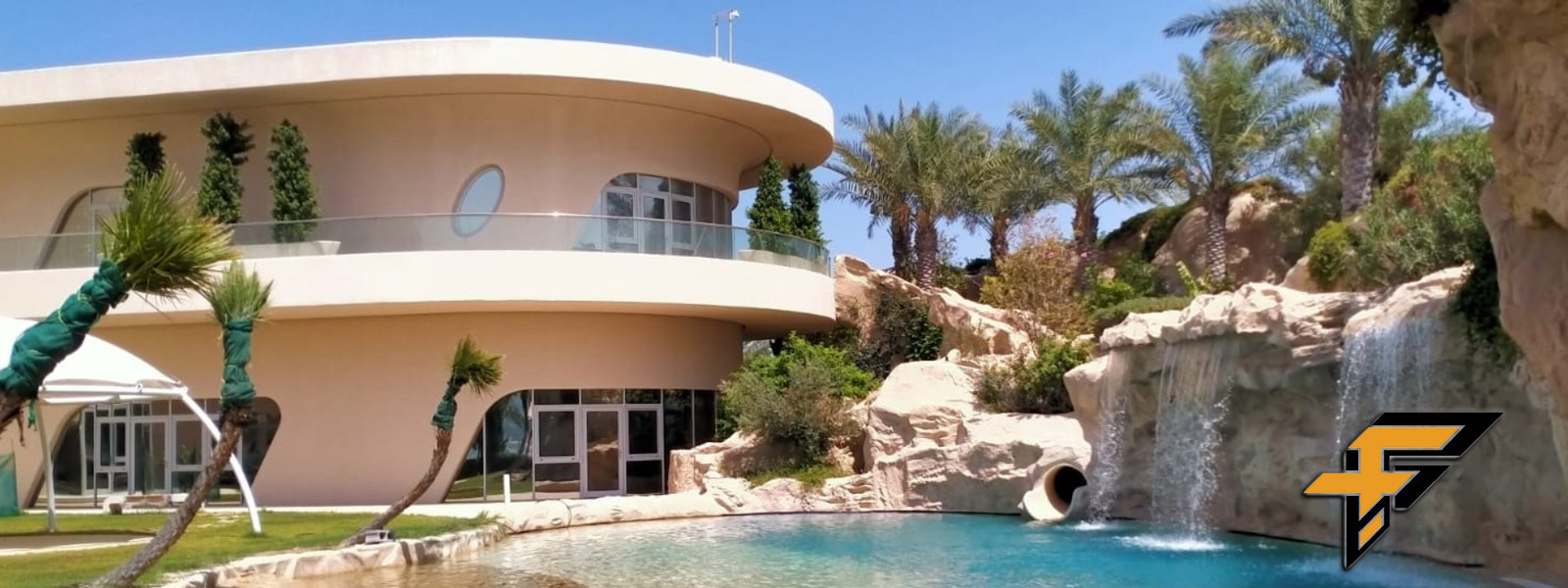 PEARL QATAR ISOLA OVAL SHAPE WINDOWS & GLASS RAILING COMPLETED PROJECT