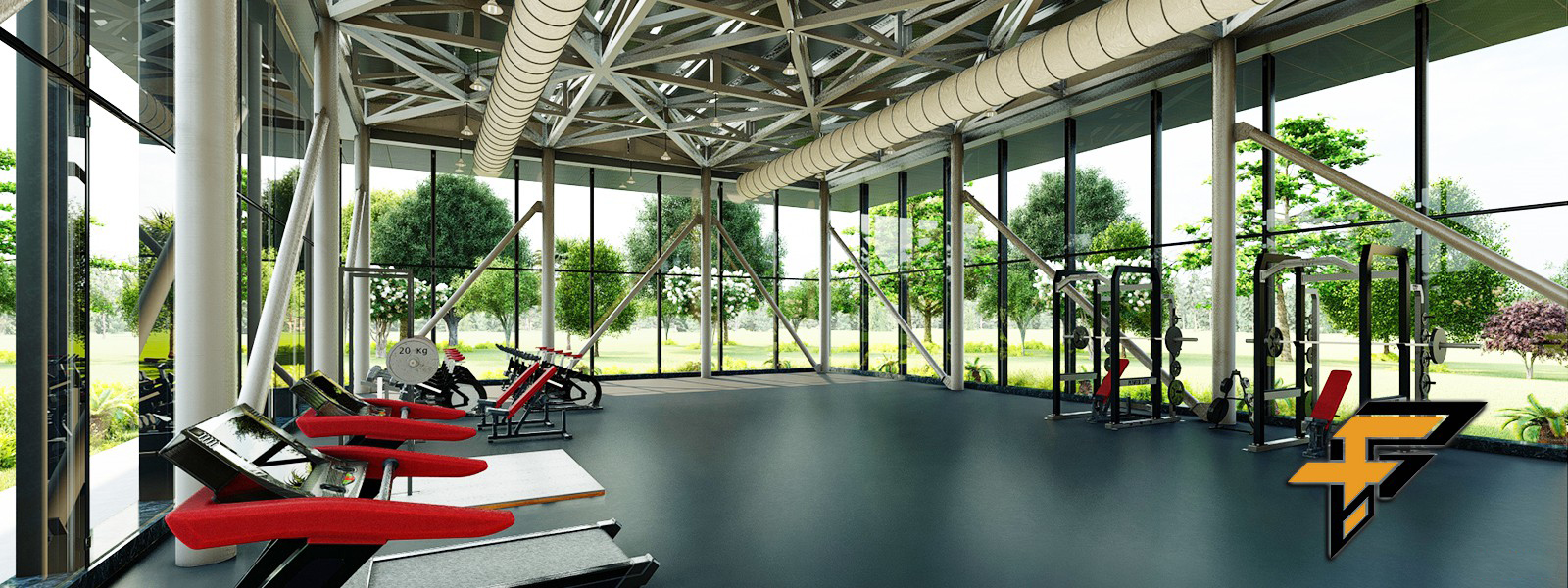 3D CONCEPTUAL DESIGN FOR PRIVATE GYM