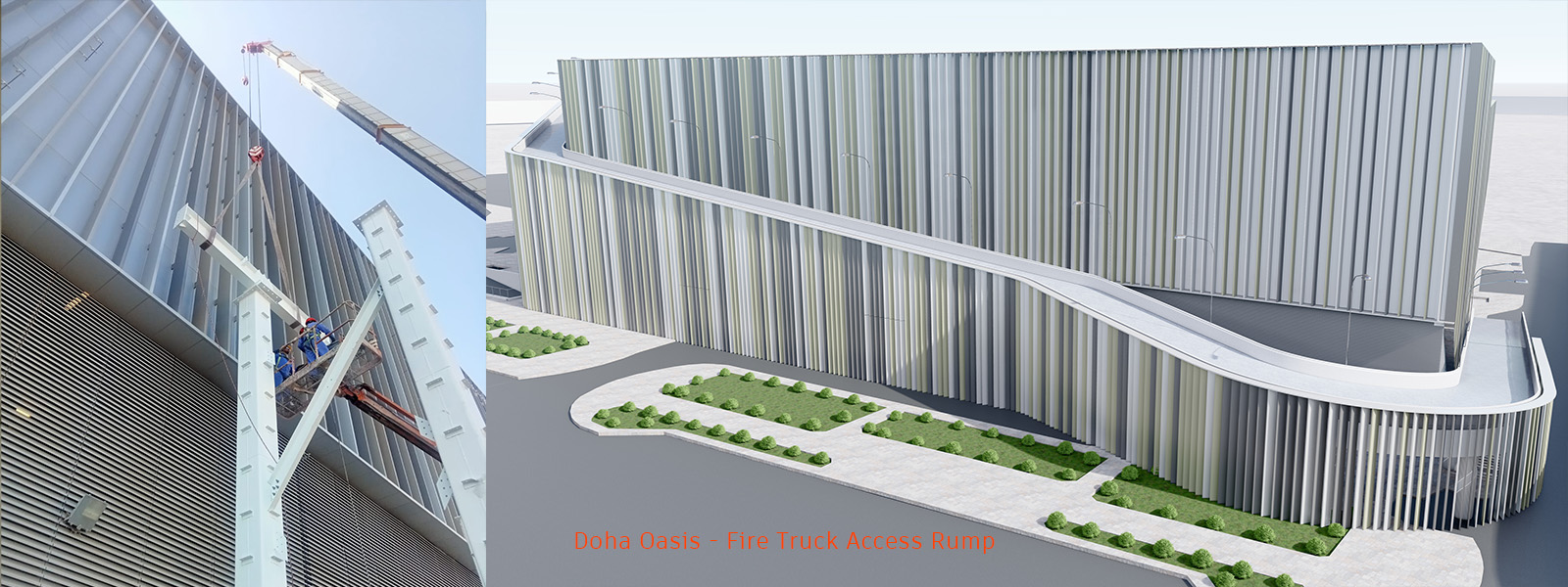 DOHA OASIS FIRE TRUCK ACCESS RAMP  PROJECT